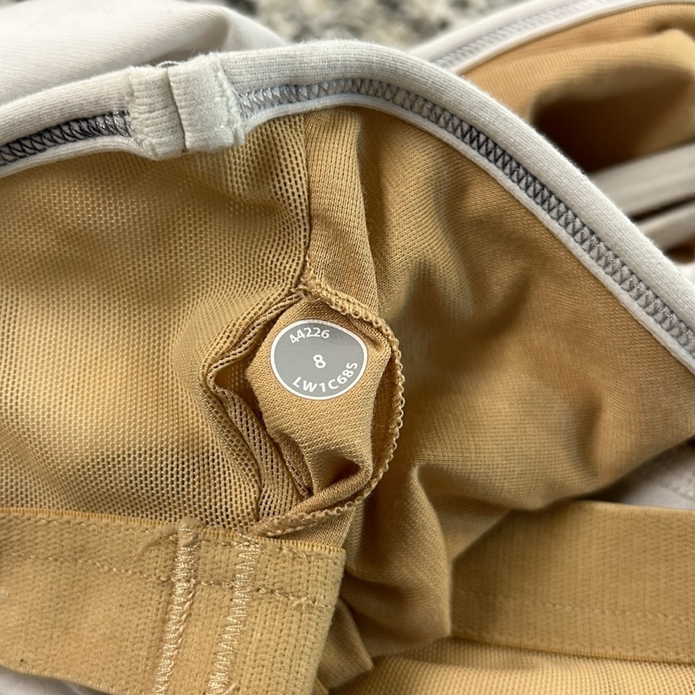 Lululemon White Razorback Workout Top - Picture 5 of 5